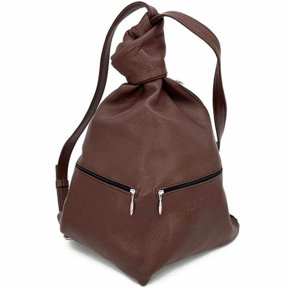 Millie Knot Leather Backpack (Etsy) - NWOT